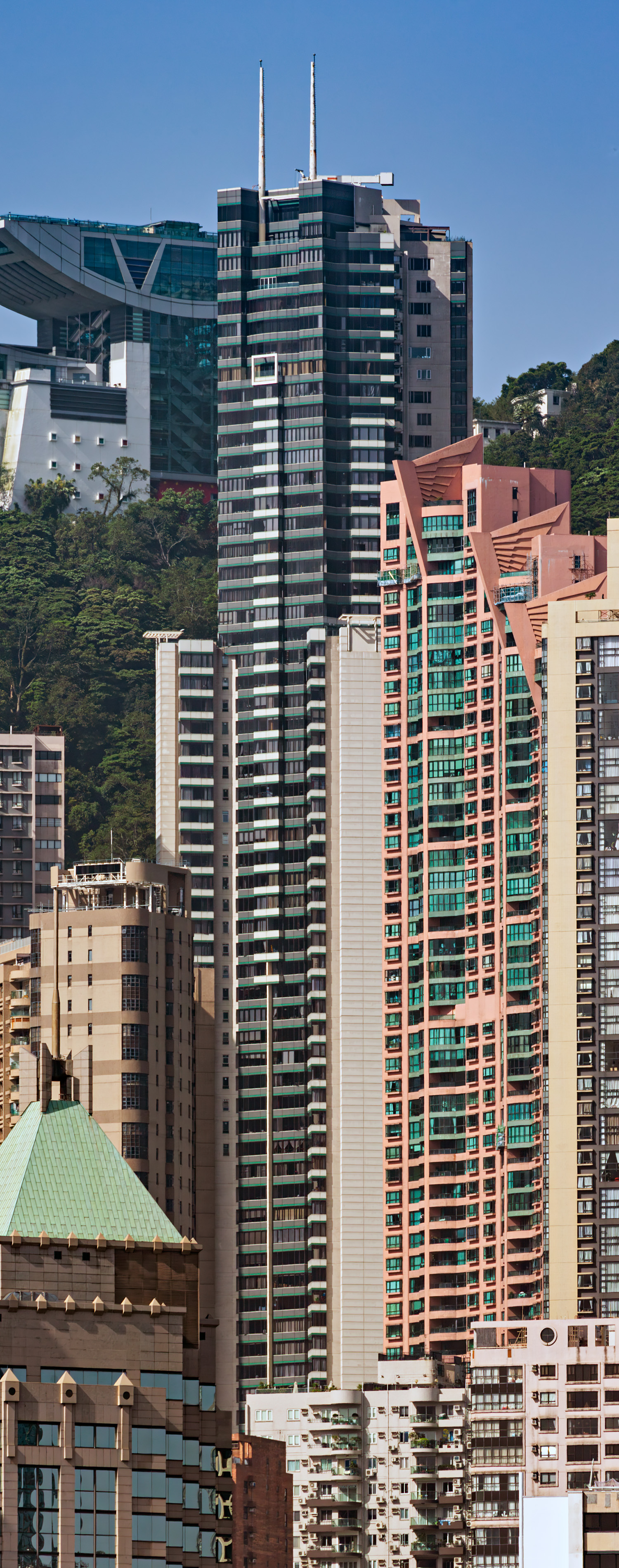 Tregunter Tower III, Hong Kong - View across Victoria Harbour. © Mathias Beinling